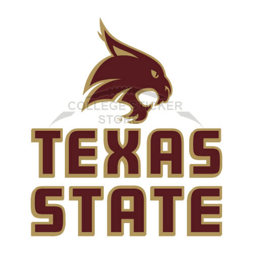 Diy Texas State Bobcats Iron-on Transfers (Wall Stickers)NO.6550